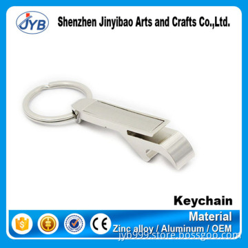 cheap Custom Engraved zinc alloy Beer Bottle Opener keychain